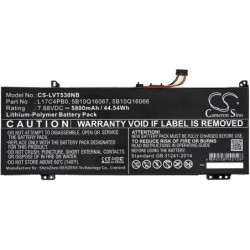 Batterie pour Lenovo FLEX-14API(81SS) (5800 mAh/44.54 Wh, 7.68 V)