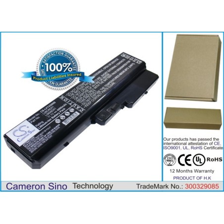 Batterie pour Lenovo ideaPad V450A-PSE (4400 mAh/48.84 Wh, 11.1 V)