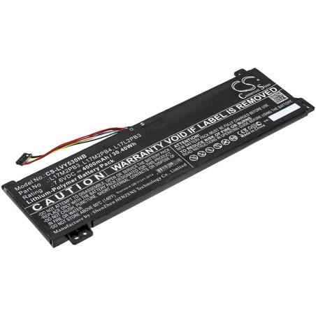 Batterie pour Lenovo L17C2PB3 (4000 mAh/30.4 Wh, 7.6 V)