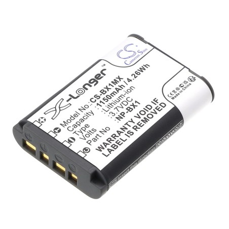 Batterie pour Sony HDR-GWP88 (1150 mAh/4.26 Wh, 3.7 V)