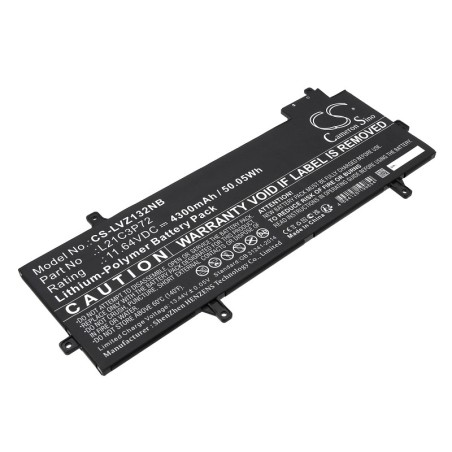 Batterie pour Lenovo ThinkPad Z13 21D2000XML (4300 mAh/50.05 Wh, 11.64 V)