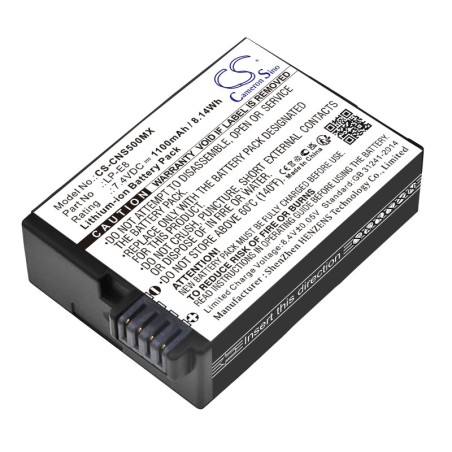 Batterie pour Canon EOS 600D (1100 mAh/8.14 Wh, 7.4 V)