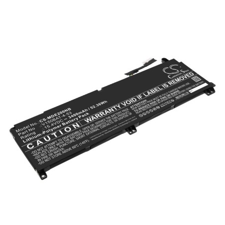Batterie pour Hasee G8-DA7NT (3400 mAh/52.36 Wh, 15.4 V)