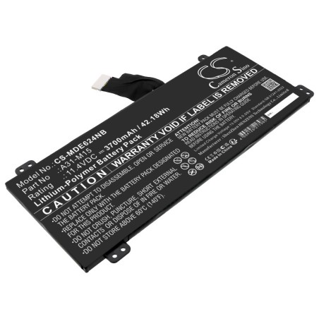 Batterie pour Medion Akoya E6247 (3700 mAh/42.18 Wh, 11.4 V)