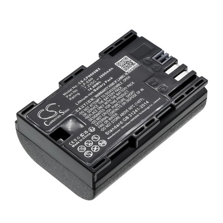 Batterie pour Canon LP-E6N (2000 mAh/14.4 Wh, 7.2 V)