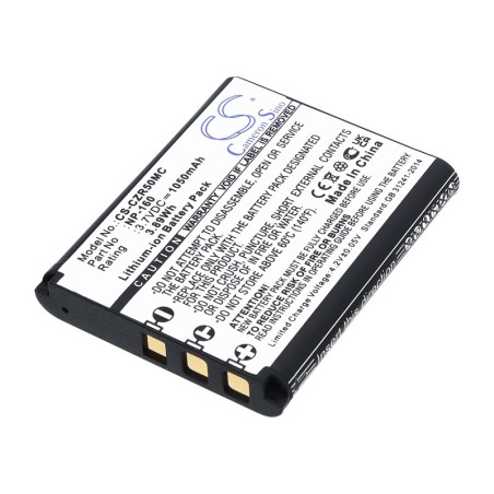 Batterie pour Casio NP-160 (1050 mAh/3.89 Wh, 3.7 V)
