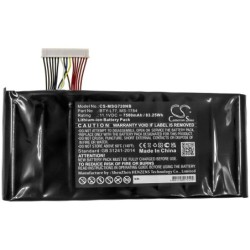 Batterie pour MSI GT72VR 6RD-059CN (7500 mAh/83.25 Wh, 11.1 V)