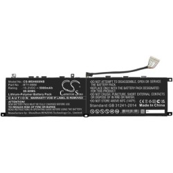 Batterie pour MSI Creator 15 A10se-265es (5900 mAh/89.68 Wh, 15.2 V)