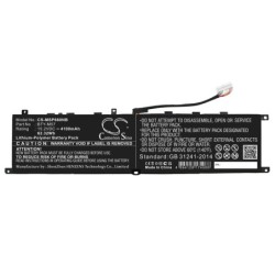Batterie pour MSI BTY-M57 (4100 mAh/62.32 Wh, 15.2 V)