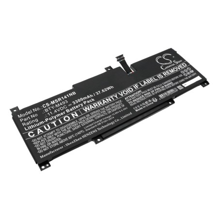 Batterie pour MSI BTY-M493 (3300 mAh/37.62 Wh, 11.4 V)