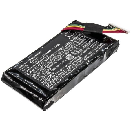 Batterie pour MSI WT75 8SM-005 (5100 mAh/73.44 Wh, 14.4 V)
