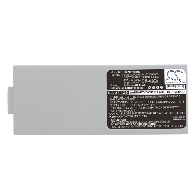 Batterie pour NATCOMP 442670000005 (4400 mAh/65.12 Wh, 14.8 V)