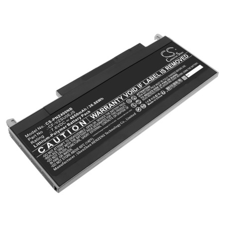Batterie pour Panasonic CF-RZ5 (4850 mAh/36.86 Wh, 7.6 V)