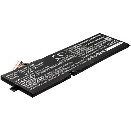 Batterie pour Razer Blade Pro 17 2012 (5100 mAh/56.61 Wh, 11.1 V)