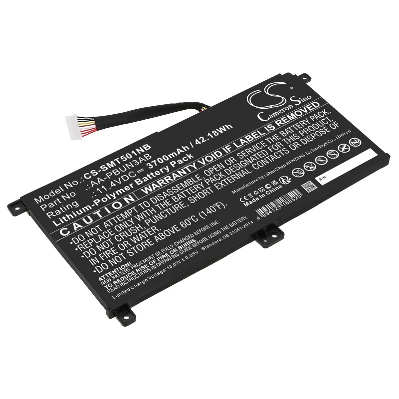 Batterie pour Samsung NP760XBE (3700 mAh/42.18 Wh, 11.4 V)