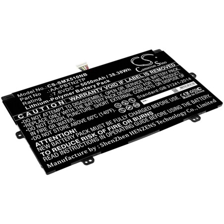 Batterie pour Samsung AA-PBTN2TP (5050 mAh/38.38 Wh, 7.6 V)
