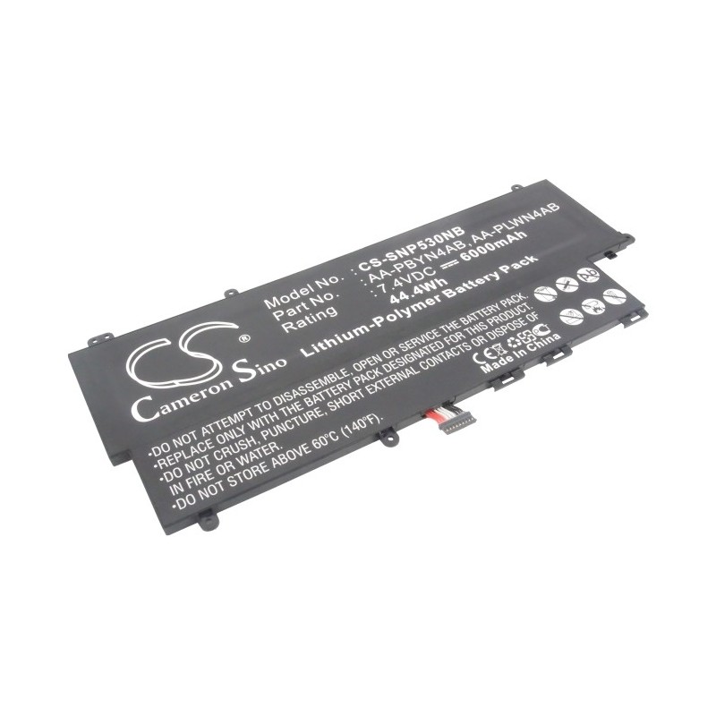Batterie pour Samsung NP540U4E (6000 mAh/44.4 Wh, 7.4 V)