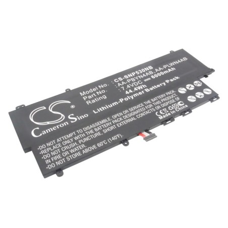 Batterie pour Samsung NP540U4E (6000 mAh/44.4 Wh, 7.4 V)