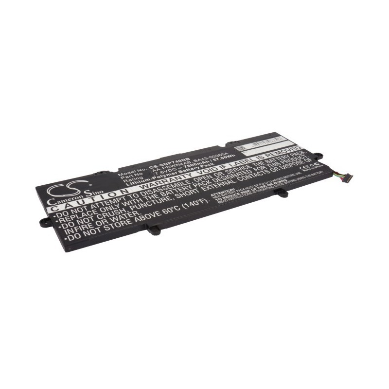 Batterie pour Samsung 730U3E-A01 (7500 mAh/57 Wh, 7.6 V)