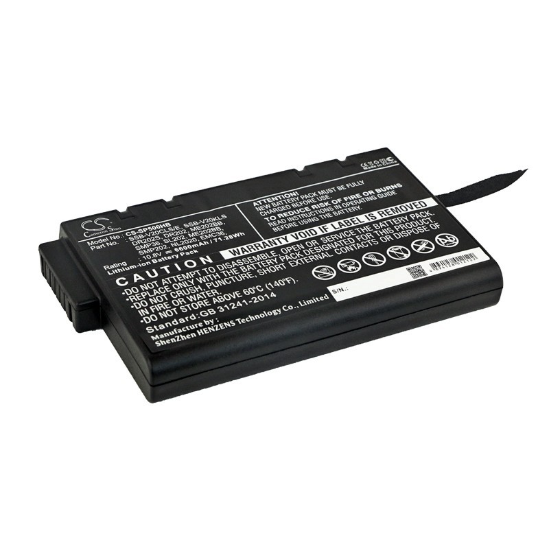 Batterie pour Smart Tec ME202BB (6600 mAh/71.28 Wh, 10.8 V)