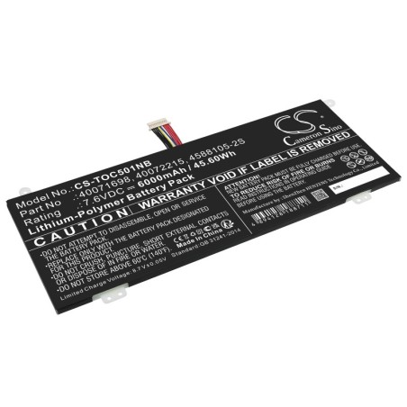 Batterie pour Medion Akoya E15403 (6000 mAh/45.6 Wh, 7.6 V)