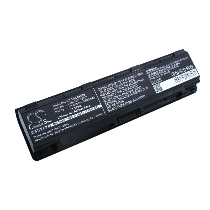 Batterie pour Toshiba Dynabook T552/47F (6600 mAh/71.28 Wh, 10.8 V)